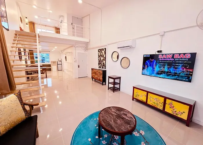 Apartment Crane Nest 14 Loft With Views Over Sathorn Bangkok